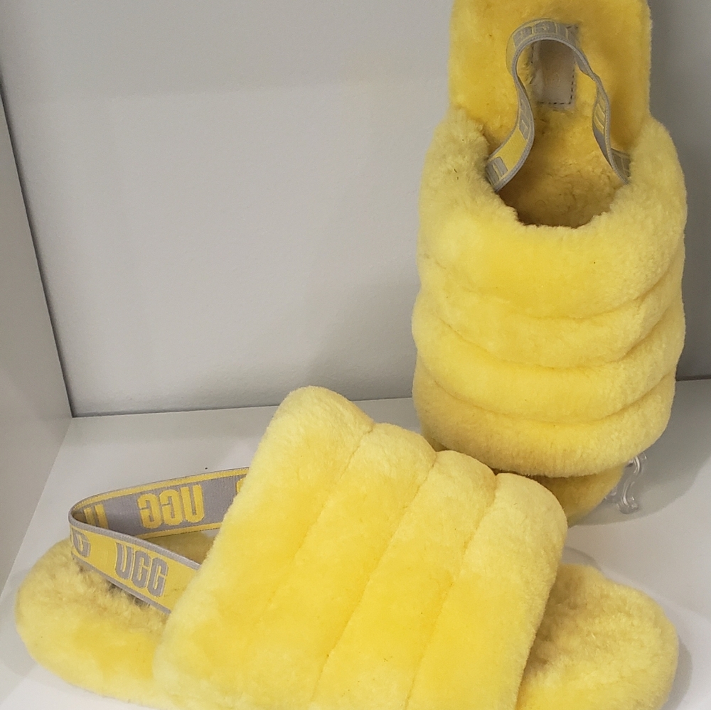 Ugg Yellow Slide - image 1
